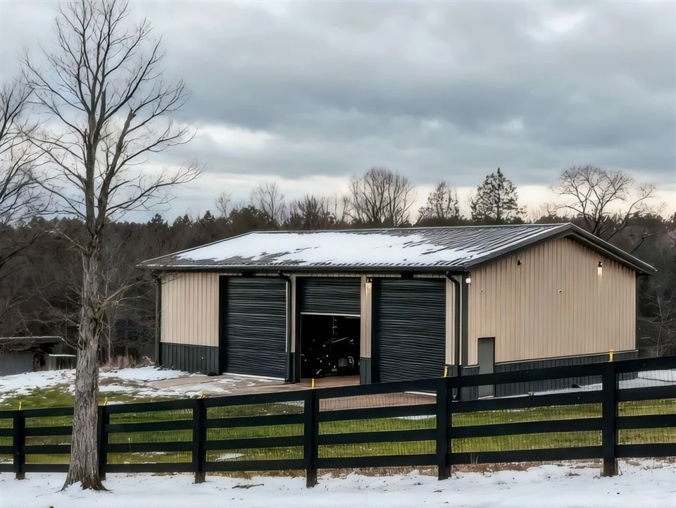 agricultural-steel-structure-workshop-with-beige-wall agricultural-steel-structure-workshop-with-beige-wall
